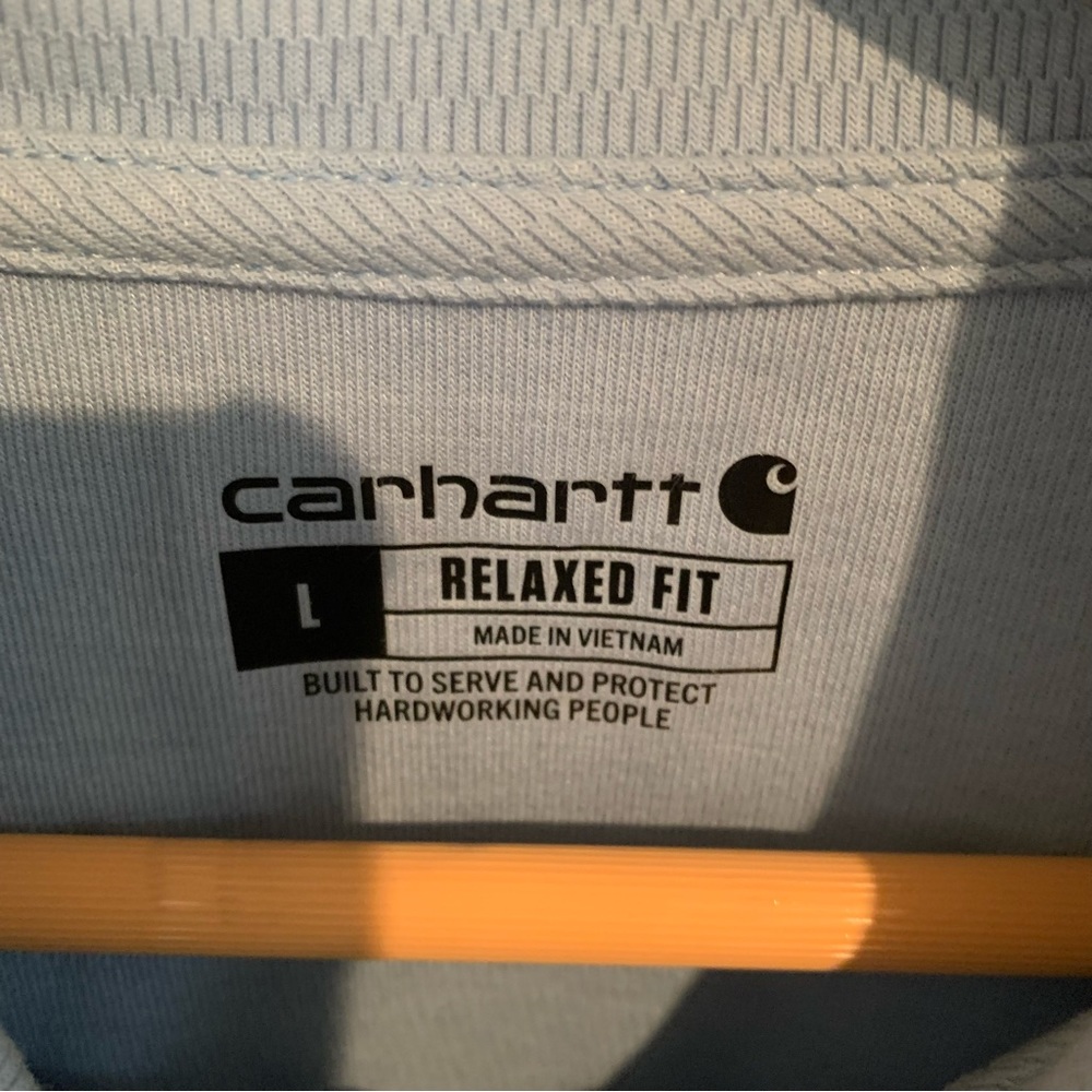 NWT Carhartt Men’s Relaxed Fit Heavyweight Long Sleeve 1/2 Zip Thermal Shirt - Picture 5 of 6